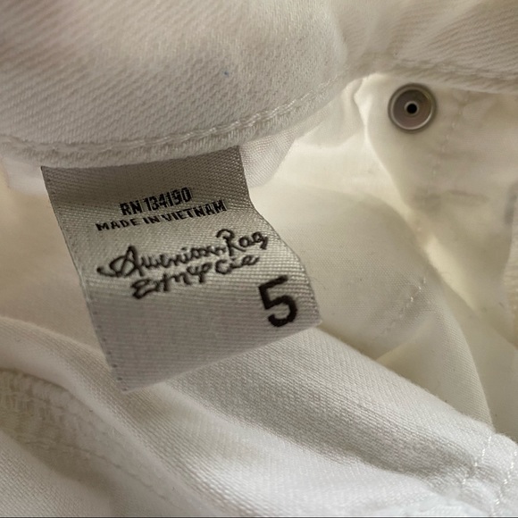 American Rag Destroyed White Shorts - Picture 6 of 7